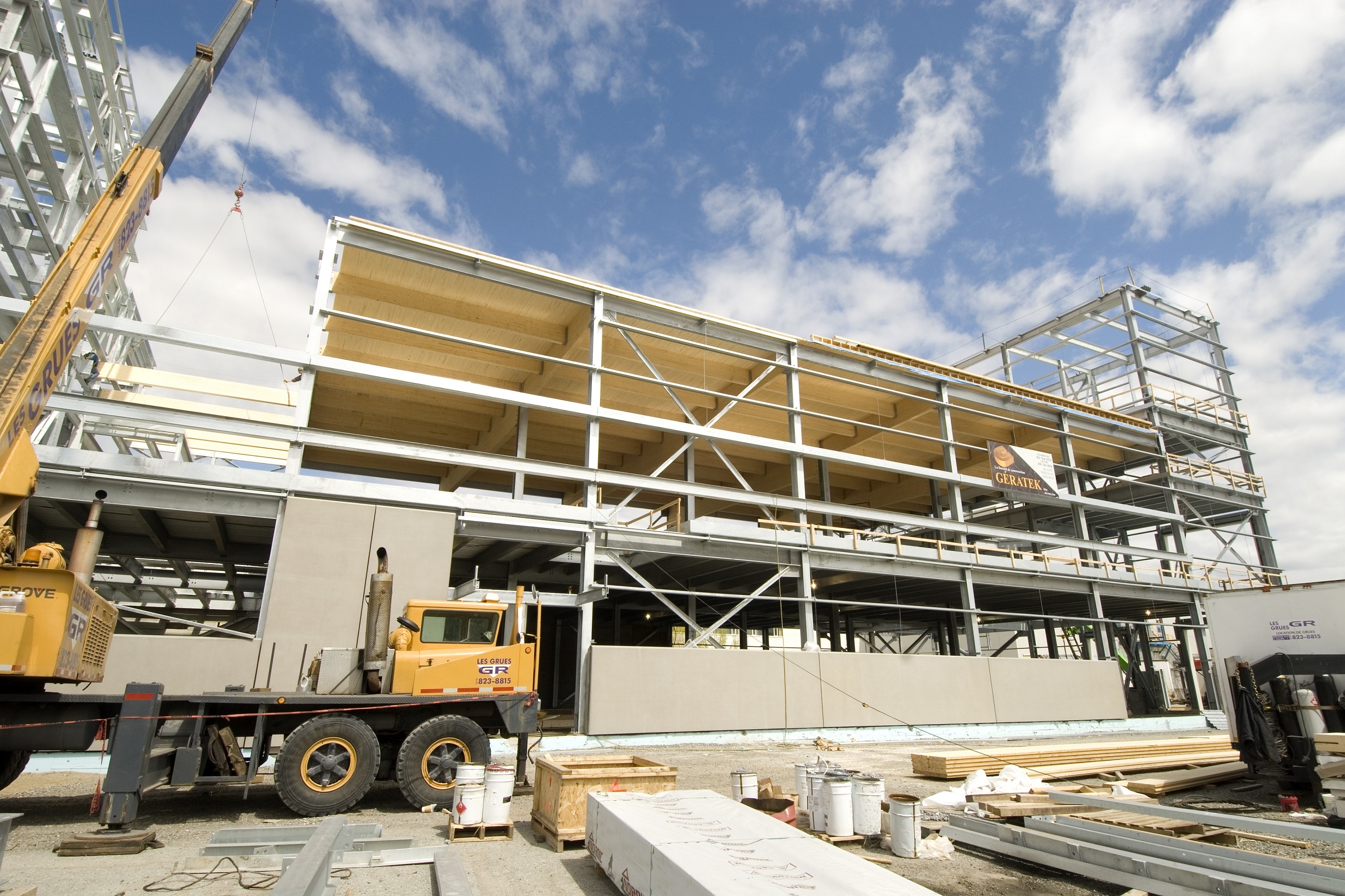 Construction d'un nouveau bâtiment