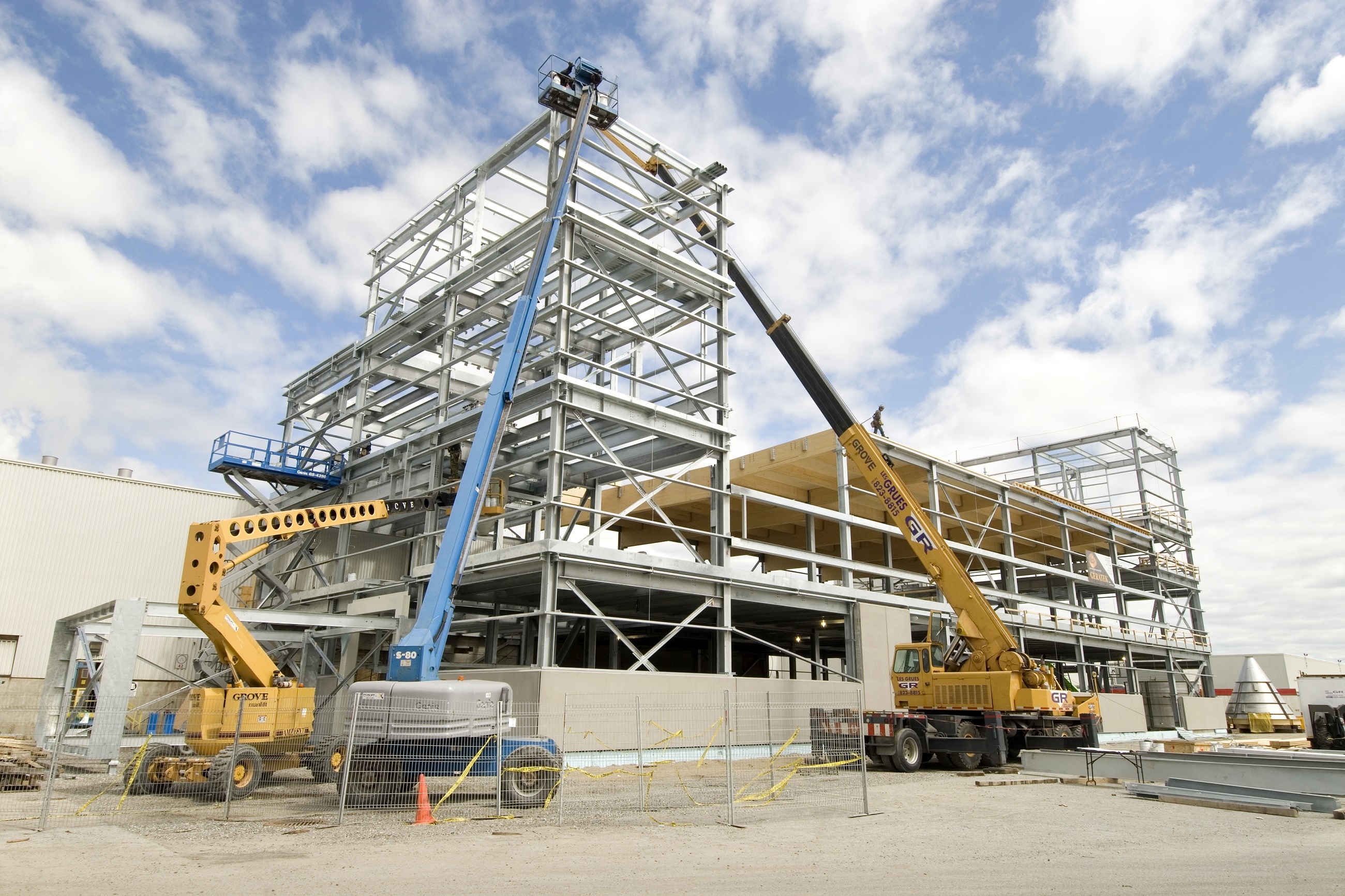 Construction d'un nouveau bâtiment